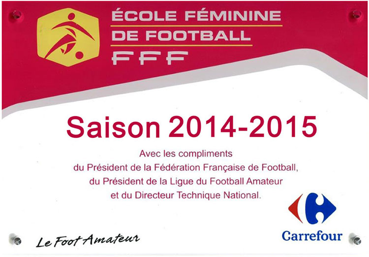 Label école de foot féminin