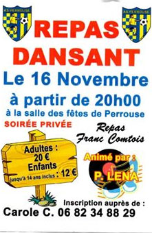 Repas dansant 2019 Perrouse