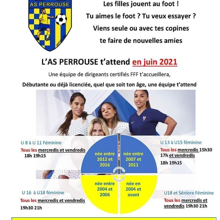 Découverte football féminin juin 2021